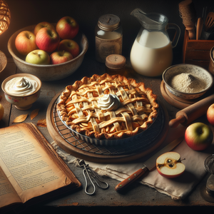 torta mele e panna della nonna ricetta tradizionale